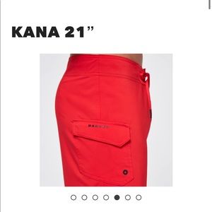 Oakley mens kana 21 poppy red color size 34